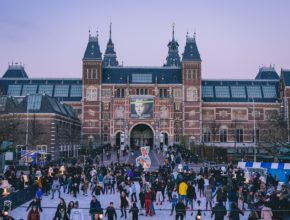 Get Your Skates On: Ice Amsterdam On Museumplein Is Open!