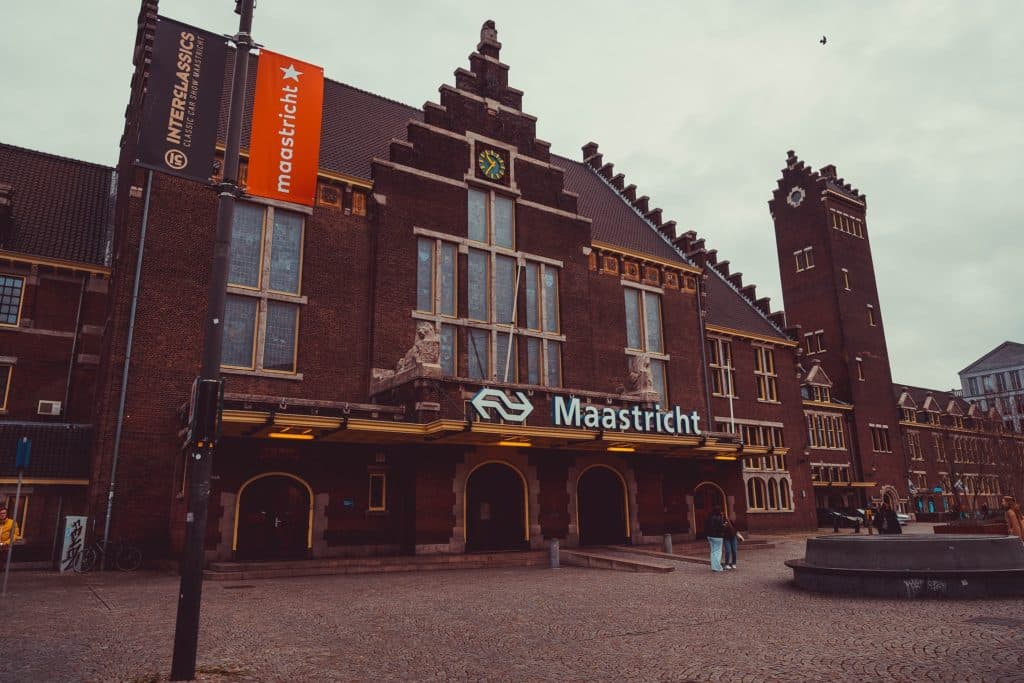 Maastricht train station.