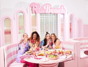 A Gloriously Pink Beach Bottomless Brunch Is Coming To Amsterdam
