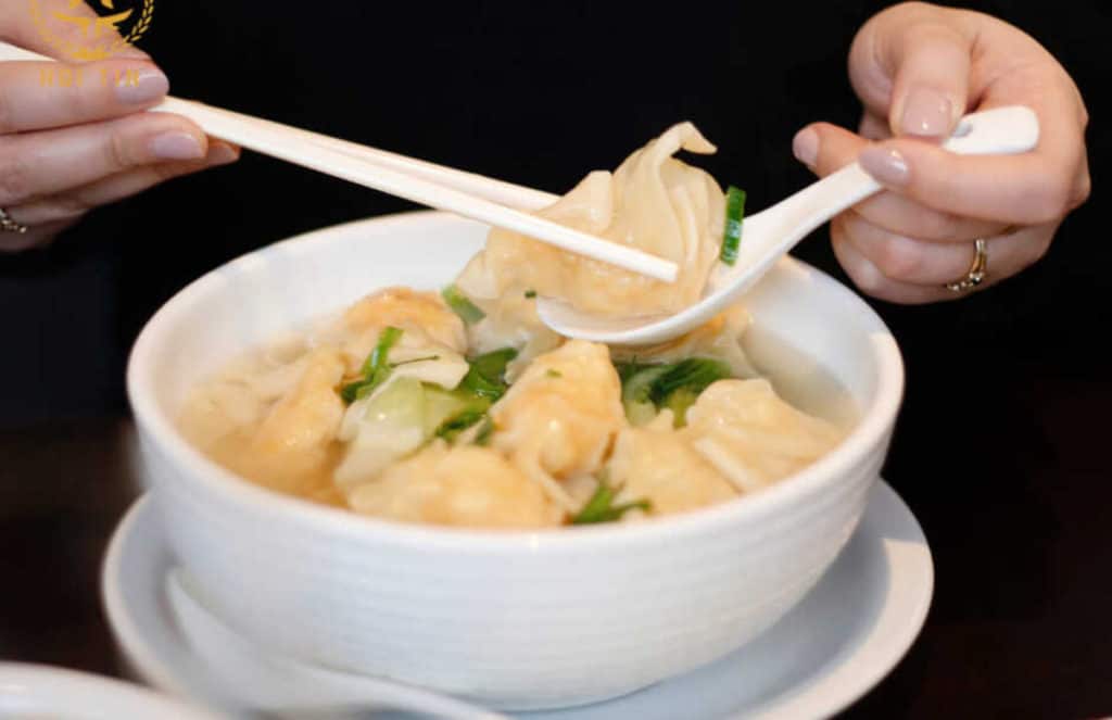 Dumpling soup from Hoi Tin in Amsterdam