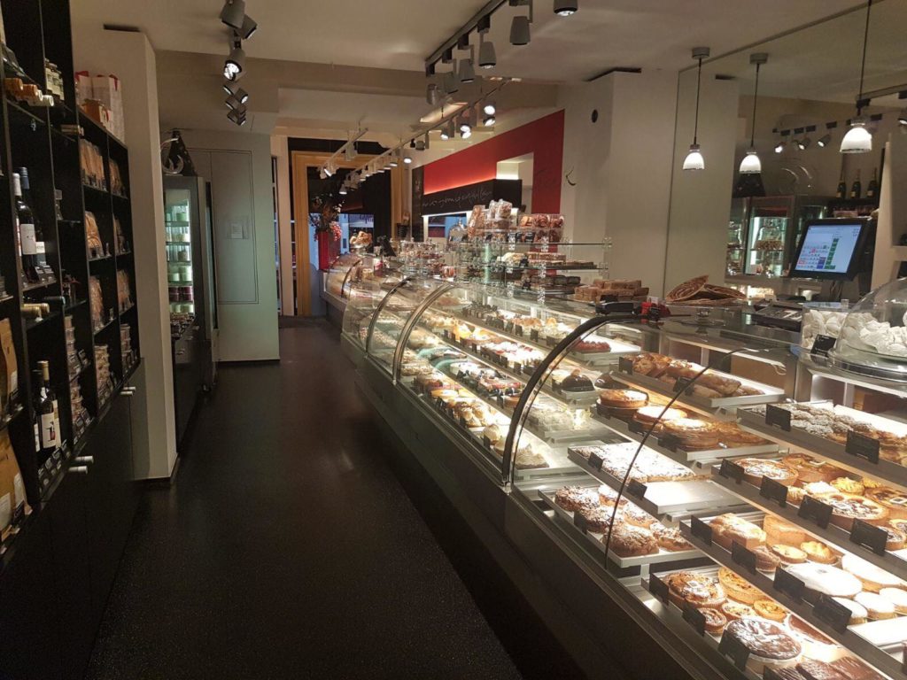 Baked goods on display at Patisserie Kuyt in Amsterdam