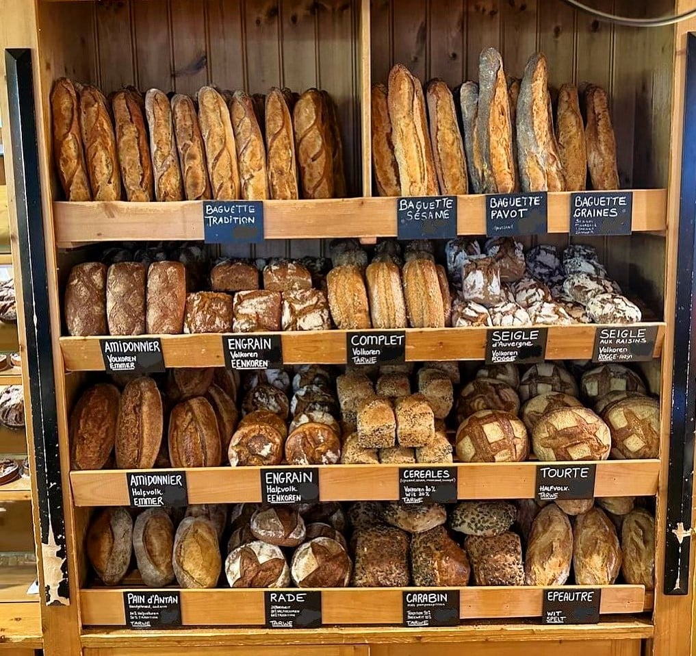 Bread selection from Le Fournil de Sébastien in Amsterdam